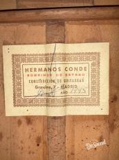 Conde Hermanos [コンデ・エルマノス] グラヴィーナ工房　フラメンコ白　1995年製　ルナヘッド_9