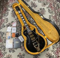 Gibson Historic Collection 1957 Les Paul Custom Reissue 3PU w/Bigsby VOS (#76287) Ebony _2