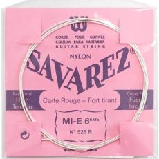 SAVAREZ 526R クラシックギターバラ弦 6弦用 ノーマルテンションピンクラベル