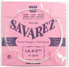 SAVAREZ 525R クラシックギターバラ弦 5弦用 ノーマルテンションピンクラベル