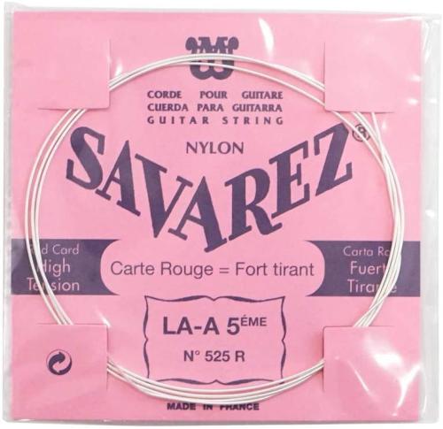 SAVAREZ 525R クラシックギターバラ弦 5弦用 ノーマルテンションピンクラベル