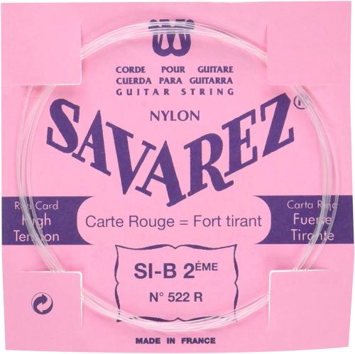 SAVAREZ 522R PNK クラシックギターバラ弦 2弦用 ノーマルテンションピンクラベル