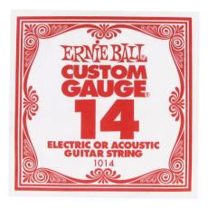 ERNIE BALL 1014 エレキギター/アコギ弦 014 プレーンスチール 【バラ弦1本】