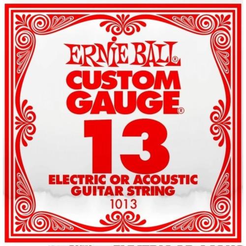 ERNIE BALL 1013 エレキギター/アコギ弦 013 プレーンスチール 【バラ弦1本】