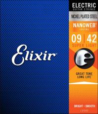Elixir NANOWEB 09-42 スーパーライト #12002エレキギター弦