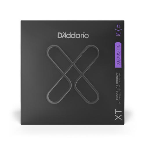 D'addario XTAPB1152 フォスファーブロンズ コーティング弦 11-52 カスタムライトアコースティックギター弦