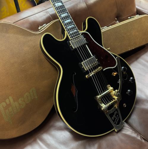 Gibson 【メンフィス製】ES-355 with Bigsby  Ebony [4.34kg] 2015年製 3F ギブソンフロア