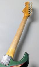 Fender Custom Shop Limited Edition Fat '64 Stratocaster Relic -Aged Sherwood Green Metallic over Red Sparkle-_9