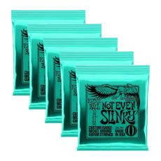 ERNIE BALL Not Even Slinky Nickel Wound Electric Guitar Strings 12-56 Gauge [2626]【5PACK】