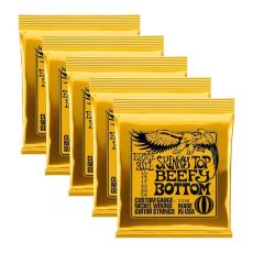 ERNIE BALL Skinny Top Beefy Bottom Slinky Nickel Wound Electric Guitar Strings 10-54 Gauge [2216]【5PACK】