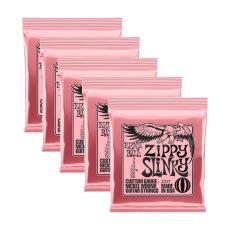 ERNIE BALL Zippy Slinky Nickel Wound Electric Guitar Strings 7-36 Gauge [2217]【5PACK】
