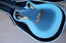 Ovation Adamas II. 1581-8 Blue / Double Epaulet Cutaway・Graphite Top・Deep Bowl Lyrachord Side and Back・Ebony Fingerboard・ Walnut and Maple Neck・ Optima Pre. (With Tuner)【With Original Hard Case】2000年製_2