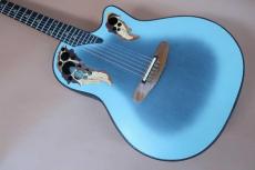 Ovation Adamas II. 1581-8 Blue / Double Epaulet Cutaway・Graphite Top・Deep Bowl Lyrachord Side and Back・Ebony Fingerboard・ Walnut and Maple Neck・ Optima Pre. (With Tuner)【With Original Hard Case】2000年製_3