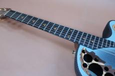 Ovation Adamas II. 1581-8 Blue / Double Epaulet Cutaway・Graphite Top・Deep Bowl Lyrachord Side and Back・Ebony Fingerboard・ Walnut and Maple Neck・ Optima Pre. (With Tuner)【With Original Hard Case】2000年製_9