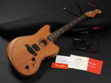 Fender American Acoustasonic Jazzmaster All-Mahogany Ebony Fingerboard ~Natural~_2