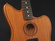 Fender American Acoustasonic Jazzmaster All-Mahogany Ebony Fingerboard ~Natural~_4