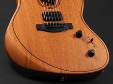 Fender American Acoustasonic Jazzmaster All-Mahogany Ebony Fingerboard ~Natural~_7