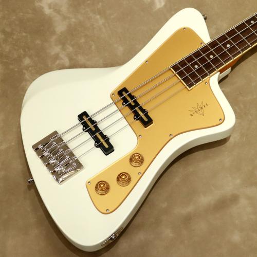Baum Guitars Wingman Bass, Vintage White