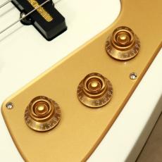 Baum Guitars Wingman Bass, Vintage White_8