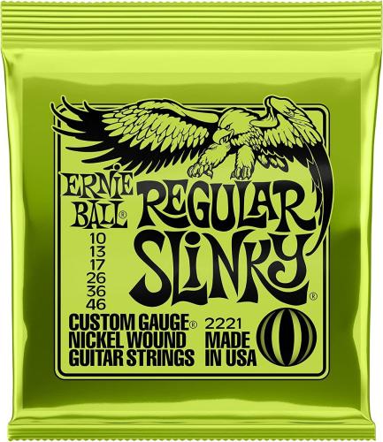 ERNIE BALL NICKEL WOUND REGULAR SLINKY #2221【10-46/エレキギター弦】