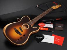Fender Acoustasonic Player Telecaster Rosewood Fingerboard ~Shadow Burst~_2