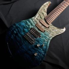 Tobon Tobon Guitars Custom Order Model TG051 5A Quilt Maple Top Blue Fade【ボディーバックも必見】