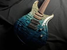Tobon Tobon Guitars Custom Order Model TG051 5A Quilt Maple Top Blue Fade【ボディーバックも必見】_3