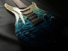 Tobon Tobon Guitars Custom Order Model TG051 5A Quilt Maple Top Blue Fade【ボディーバックも必見】_4