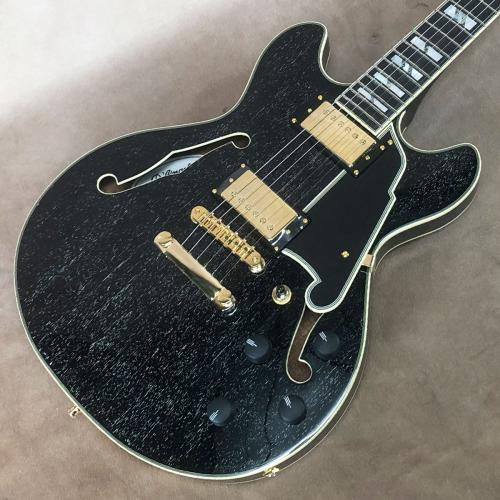 D'Angelico Excel Series Excel Mini DC, Black Dog【WEBSHOP在庫】