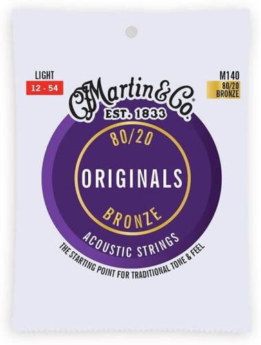 Martin M140 80/20 BRONZE LIGHT【11-54/アコースティックギター弦】