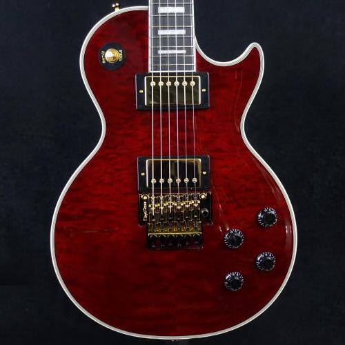 Epiphone Alex Lifeson Les Paul Custom Axcess Quilt Ruby ⛱️Early Summer SALE⛱️