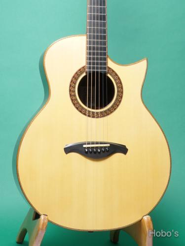 Fujii Guitars (藤井 圭介) Model SJ Cutaway "German Spruce / Indian Rosewood" PU装備 (Enfin Custom Works Contact Piezo)