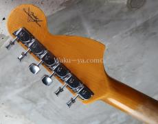 Fender Custom Shop '69 Stratocaster Heavy Relic Reverse Headstock / Aged Canary Yellow_7