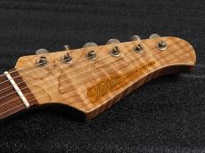 XOTiC XSC-2 Ash/Rose Heavy Aged ~Dark Candy Apple Red Over 3-Tone Sunburst~_3
