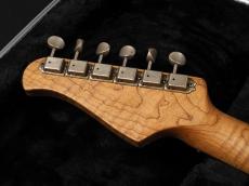 XOTiC XSC-2 Ash/Rose Heavy Aged ~Dark Candy Apple Red Over 3-Tone Sunburst~_10