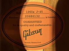 Gibson 【NEW】 1960s J-45 Original ~Ebony~ #20686132  【G-CLUB TOKYO】_10