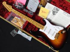 Fender Custom Shop MBS 70th Anniversary 1954 Stratocaster DLX Closet Classic Wide Fade 2-Color Sunburst by David Brown_2