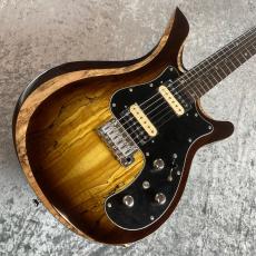 Astrum Guitars Aries HH Piezo Spalted -Sunburst-