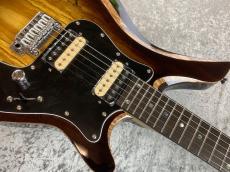 Astrum Guitars Aries HH Piezo Spalted -Sunburst-_5