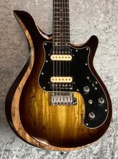 Astrum Guitars Aries HH Piezo Spalted -Sunburst-_10