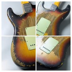 Fender Custom Shop LR25 62/63 Stratocaster Super Heavy Relic -3-Color Sunburst- 【3.52kg】_8