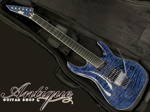 ESP Custom Order HORIZON-CTM 2020 See Thru Blue /Killer Quilt Top w/BK-PU 3.84kg N-Mint "Kiko Loureiro"
