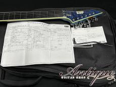 ESP Custom Order HORIZON-CTM 2020 See Thru Blue /Killer Quilt Top w/BK-PU 3.84kg N-Mint "Kiko Loureiro"_11
