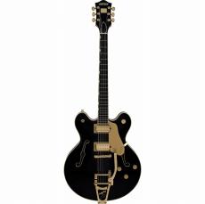 Gretsch Broadkaster LX Center Block with String-Thru Bigsby and Gold Hardware -Black-