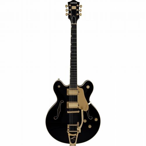 Gretsch Broadkaster LX Center Block with String-Thru Bigsby and Gold Hardware -Black-