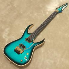 Valenti Guitars Callisto Carved, Blue Burst_2