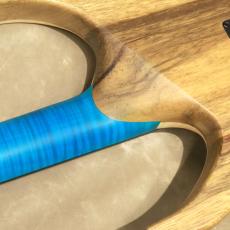 Valenti Guitars Callisto Carved, Blue Burst_10