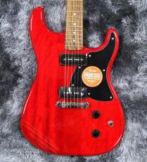 Squier Paranormal Strat-O-Sonic Crimson Red Transparent / Laurel【特価】