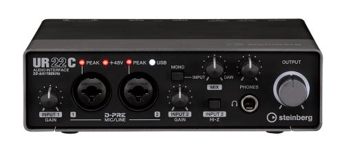 Steinberg UR22C USBタイプC 搭載
