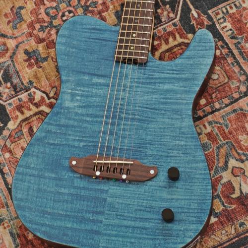 SCHECTER OL-FL-FM-2 / SSTB  (Satin See-Through Blue)  -Japan Original Line-【薄胴エレガット】【約2.07Kg】
